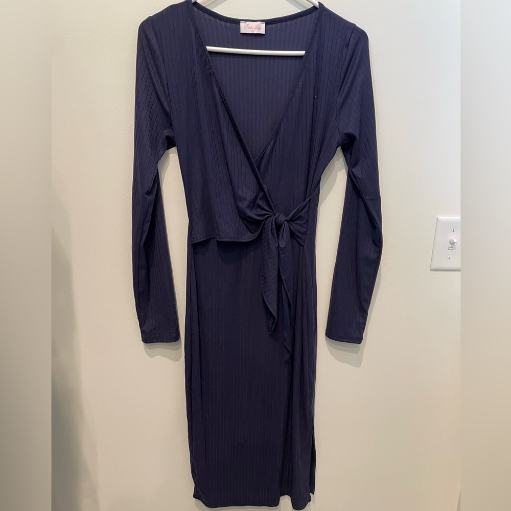 Navy Midi Dress